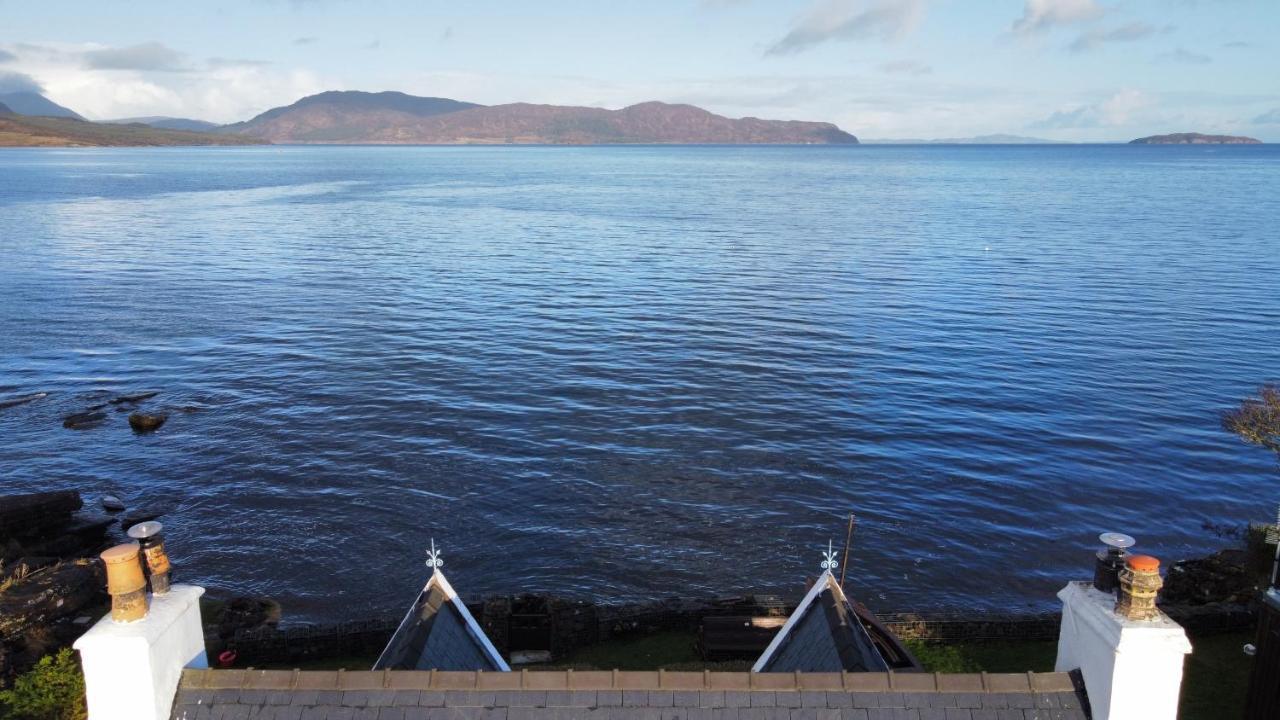 Carnmhor, Isle Of Skye - Stunning 242 Year Old Cottage On Its Own Sea Shore! Breakish Exteriér fotografie